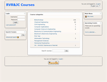 Tablet Screenshot of courses.rvrjcce.ac.in